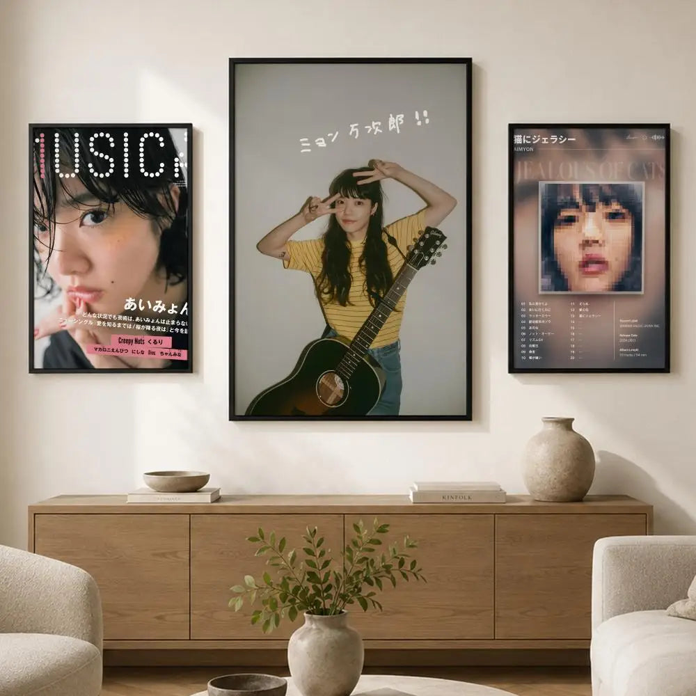 Aimyon Waterproof PVC Wall Poster – Peel & Stick HD Art Wall Art Poster Axl