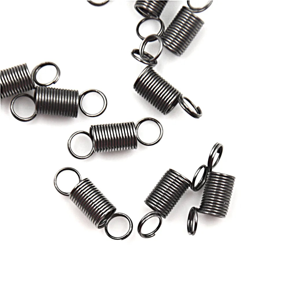 10PCS 15mm Stainless Steel Tension Springs with Hook | DIY Tension Springs Axl