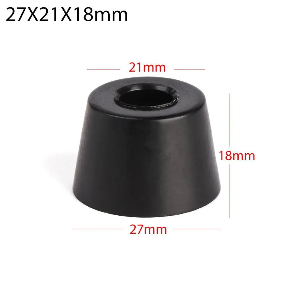 10-Pack Tapered Rubber Furniture Feet – Non-Slip Floor Pads Furniture Feet Pads Axl 27x21x18mm