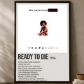 Notorious B.I.G. Self-Stick HD Wall Art Poster | Waterproof Wall Art Poster Axl White09 60X90cmNoframe