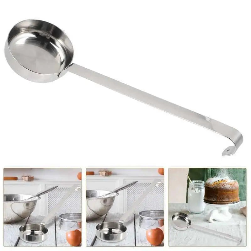 Stainless Steel Pizza Sauce Spoon – Long Handle Ladle Kitchen Sauce Spoon Axl