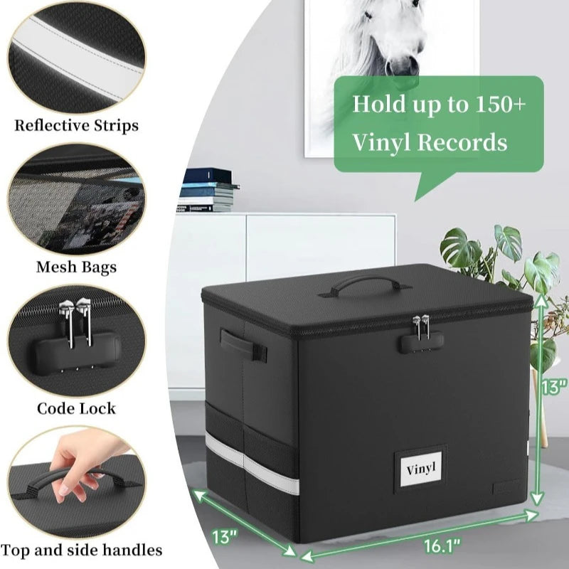 Fireproof Waterproof Storage Box with Lock – 35L Foldable Bin Fireproof Storage Box Axl