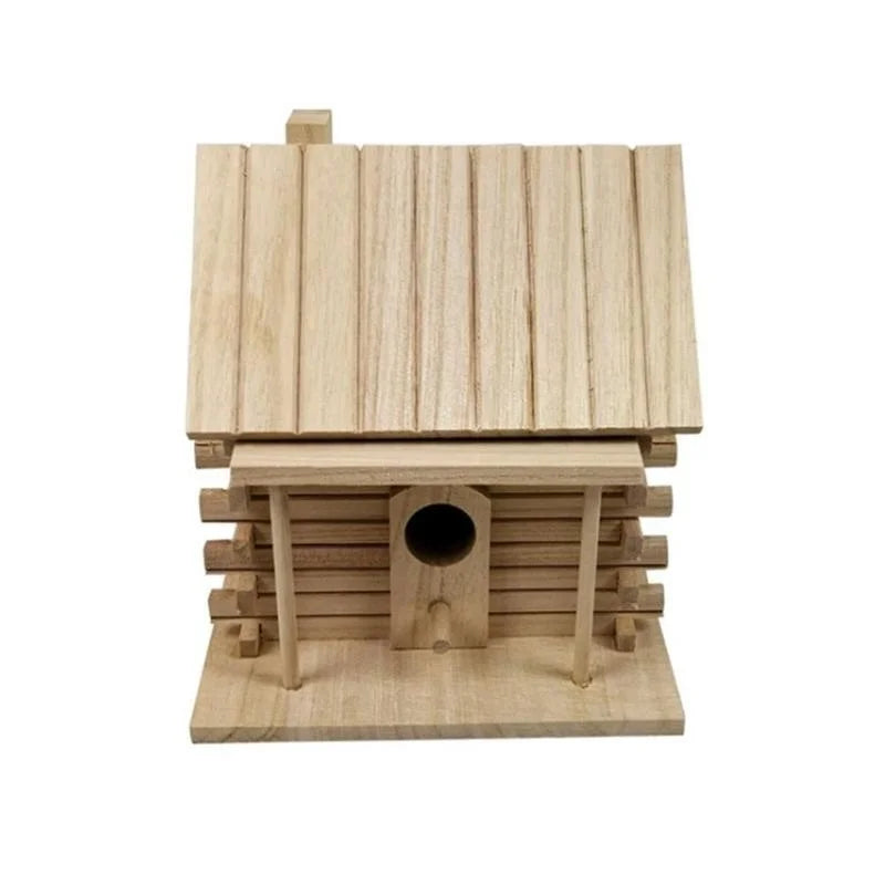 Wooden Bird House Nest Box for Parrot, Cockatiel & Swallow Bird Nest Box Axl