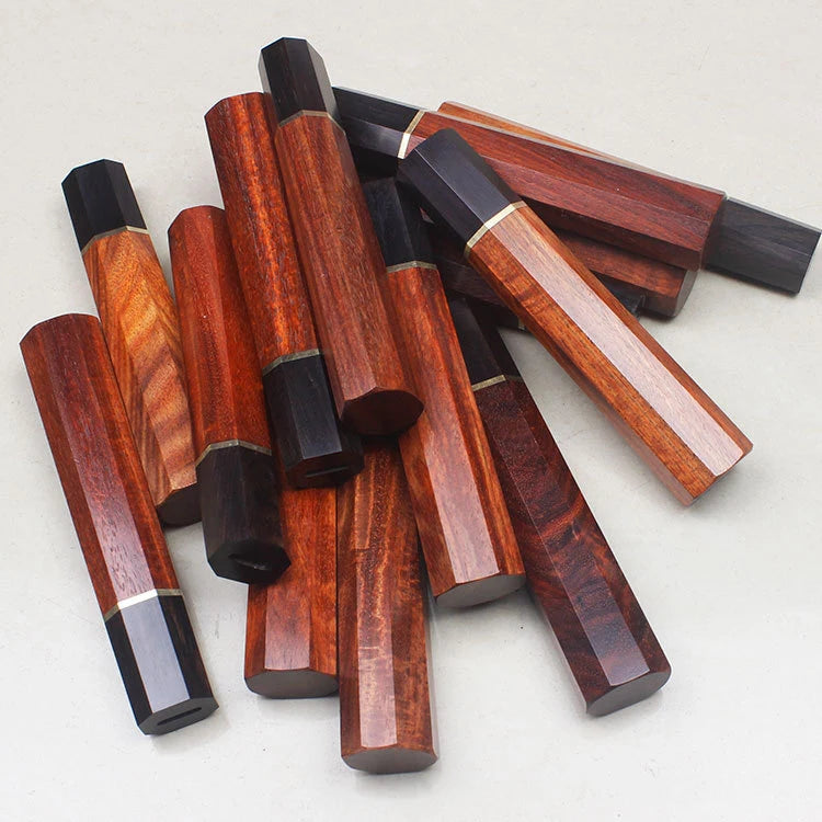 XUAN FENG Octagonal Wood Chef Knife Handle – D2 Steel Blade Chef Knife Axl