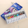 12-Color Acrylic Paint Set – Canvas, Stone, Ceramic & Glass Acrylic Paint Set Axl 12 colors-multicolou 12 colors