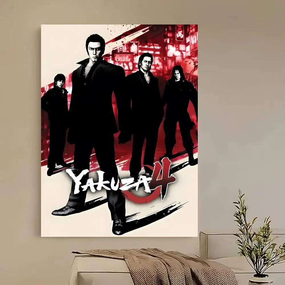 Yakuza Like a Dragon HD Game Poster – Self-Adhesive Waterproof Game Wall Poster Axl z3 30X40cmNoframe