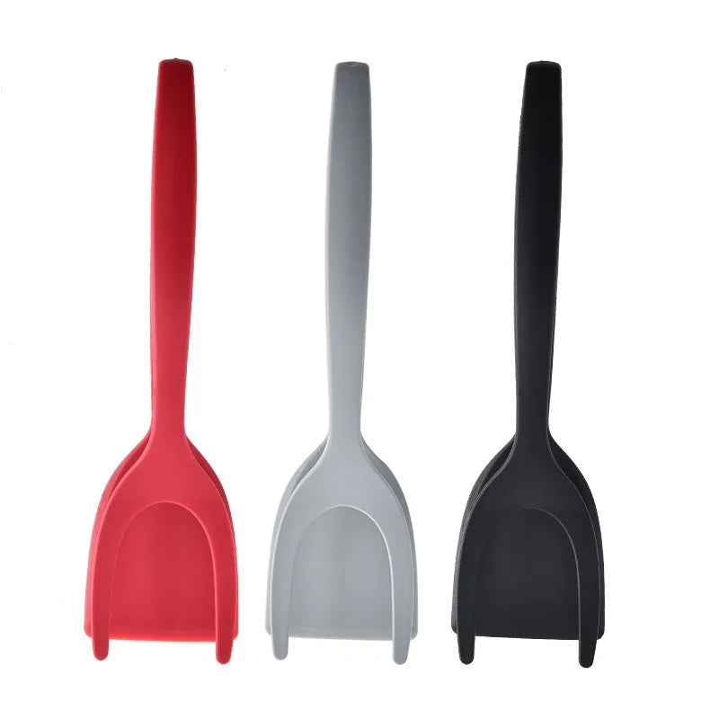 2-in-1 Nylon Spatula & Food Clip – Flip & Grab Kitchen Tool Kitchen Spatula Clip Axl