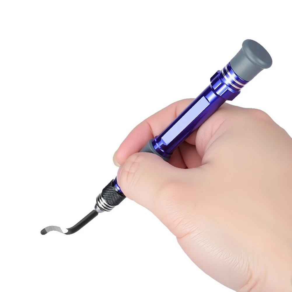 Deburring Tool Aluminum Handle – Burr Cutter for Metal & Wood Deburring Hand Tool Axl