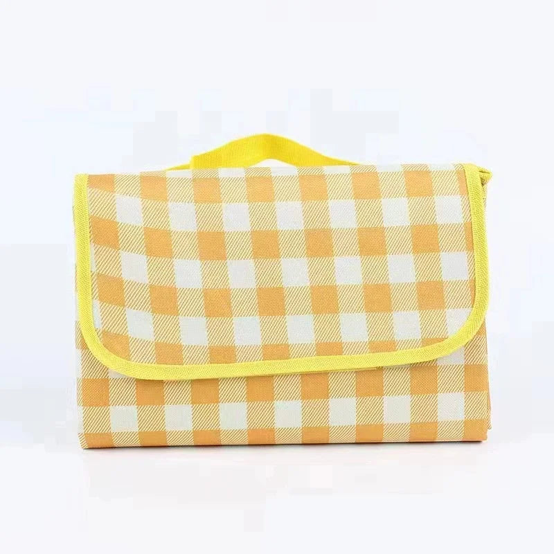 Waterproof Picnic Mat 200x200cm – Lightweight Outdoor Blanket Outdoor Picnic Mat Axl YELLOW-200x200cm