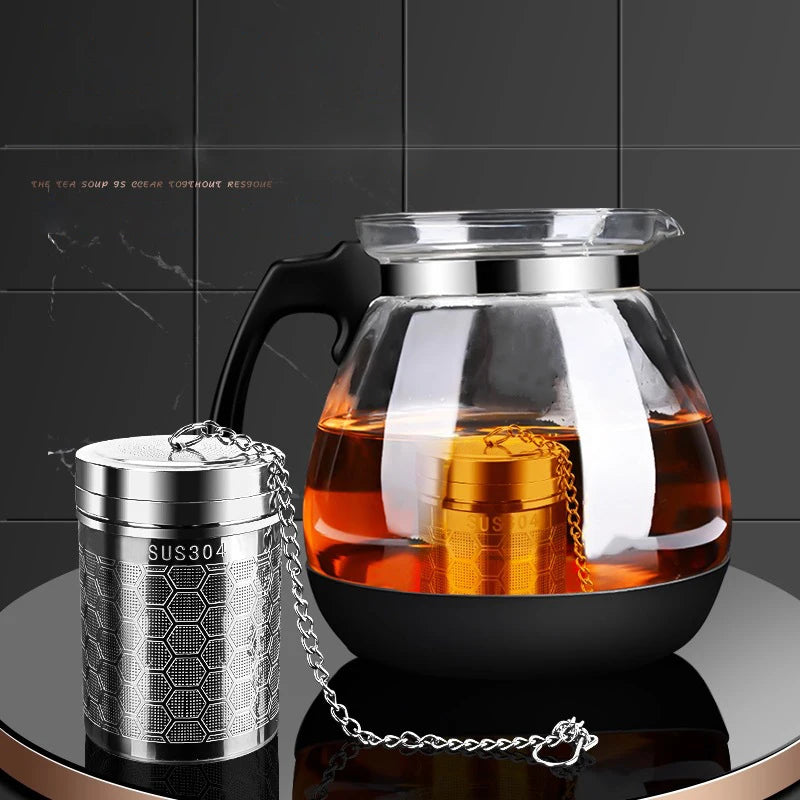 Stainless Steel Ultra Fine Mesh Tea Infuser with Chain Hook Tea Infuser Axl