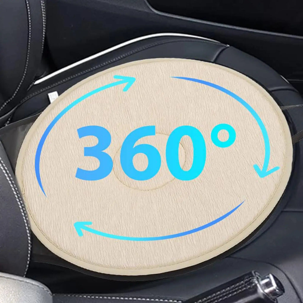 360° Rotating Car Seat Cushion – Non-Slip Swivel Pad for Seniors Swivel Seat Cushion Axl
