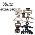 Set of 10 Hair Claw Clips – Daily, Party & Beach Styles Hair Claw Clips Axl 10pcs random