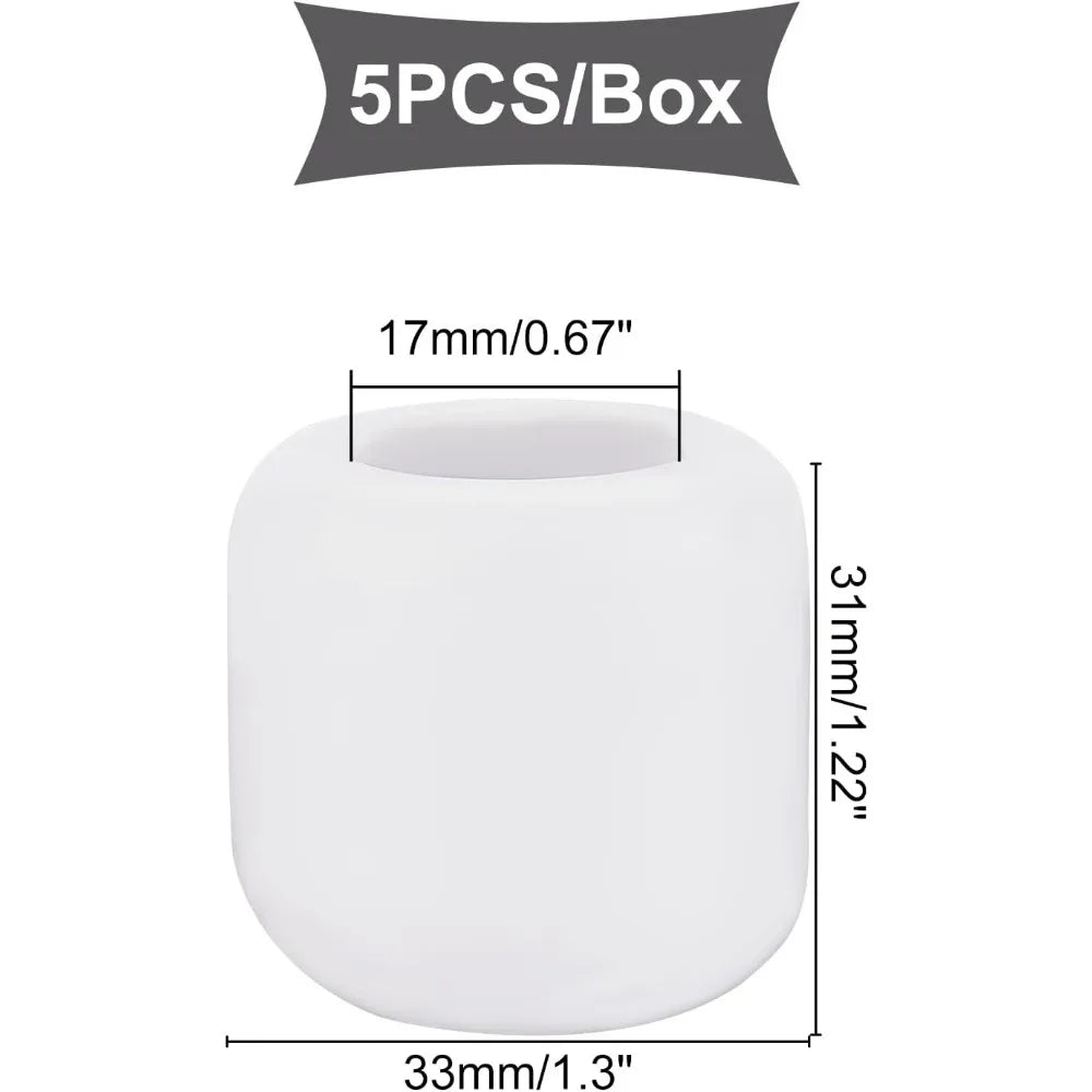 5-Pack White Porcelain Mini Candle Holders – Ritual & Decor Mini Candle Holders Axl AECH04-00767