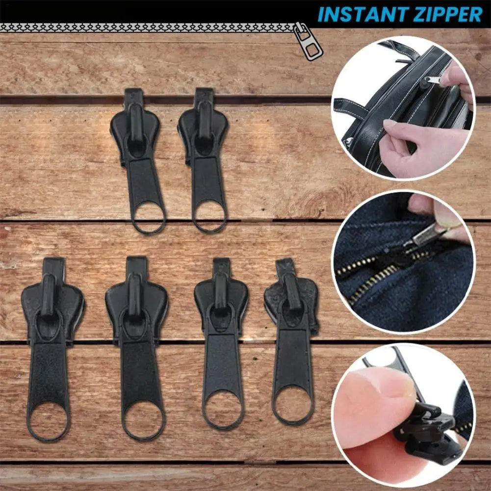 Universal Zipper Repair Kit – 6 Pull Sliders S, M & L Sizes Zipper Repair Kit Axl