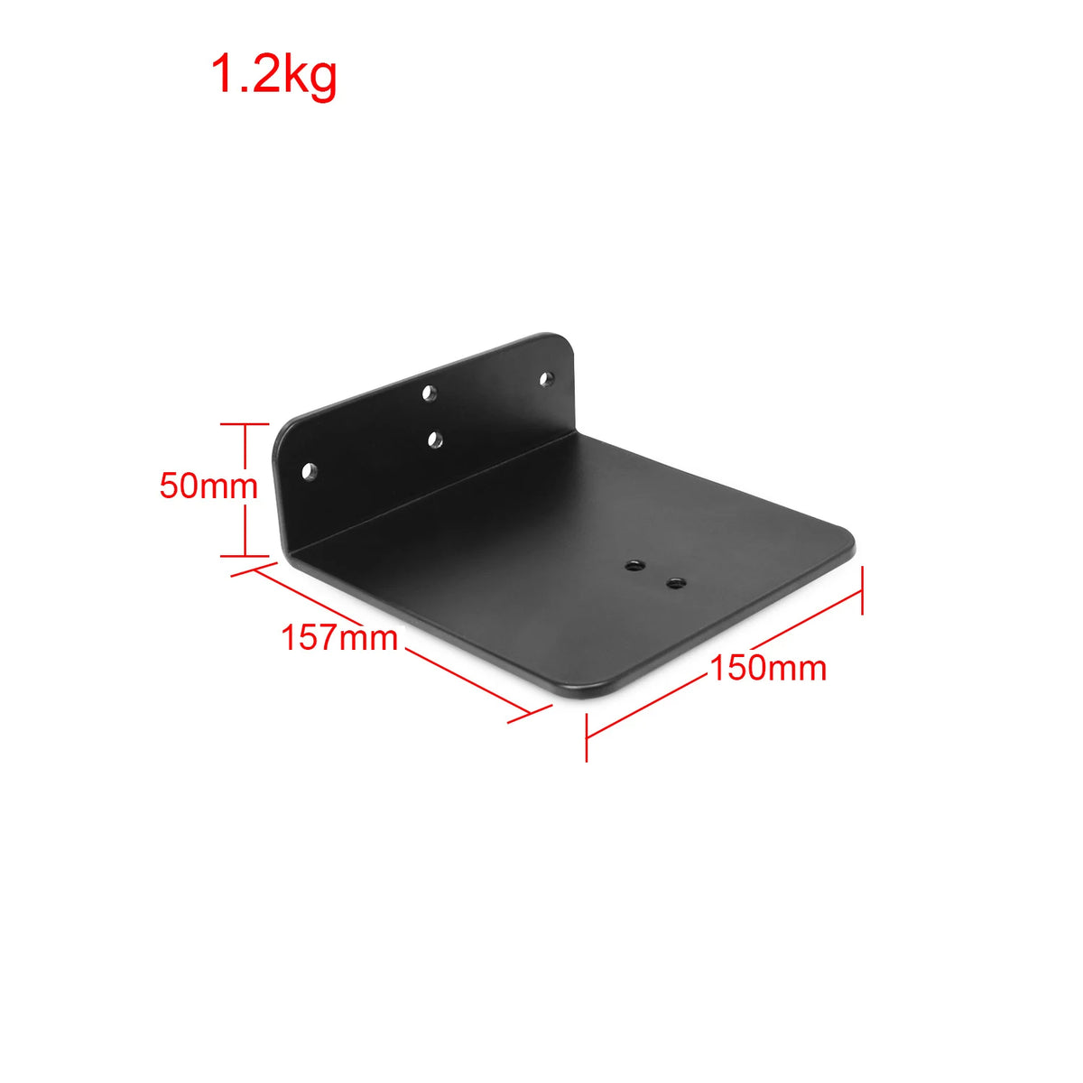 Wall Mount Bracket for Denon Home 400 Speaker – Black Metal Speaker Wall Mount Axl