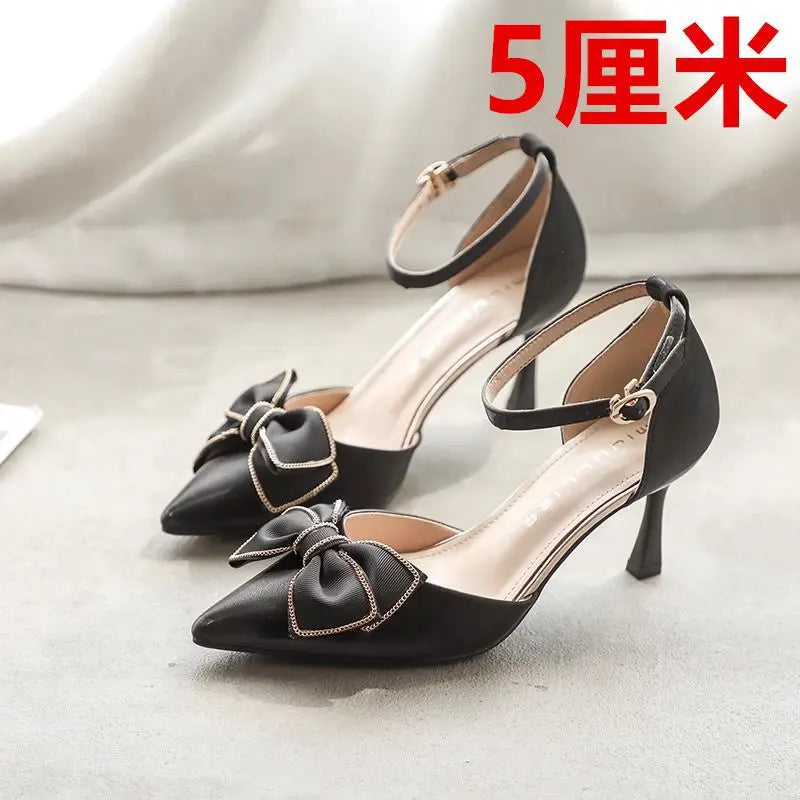 Women's Pointed Toe Stiletto Pumps – Bridal & Party Heels Stiletto Pumps Axl Black 5cm 37