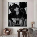 Tougen Anki Anime Poster – HD Waterproof PVC Wall Sticker Anime Wall Sticker Axl White12 30X40cmNoframe