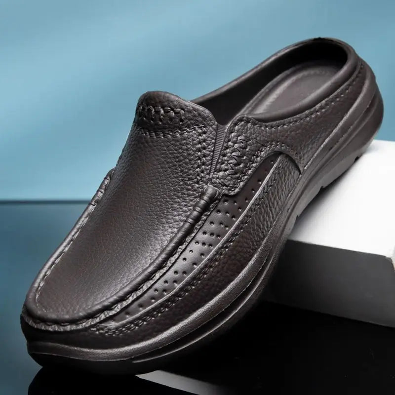 Men's Waterproof Anti-Slip Slip-On Work Shoes – EVA Sole Men's Work Shoes Axl