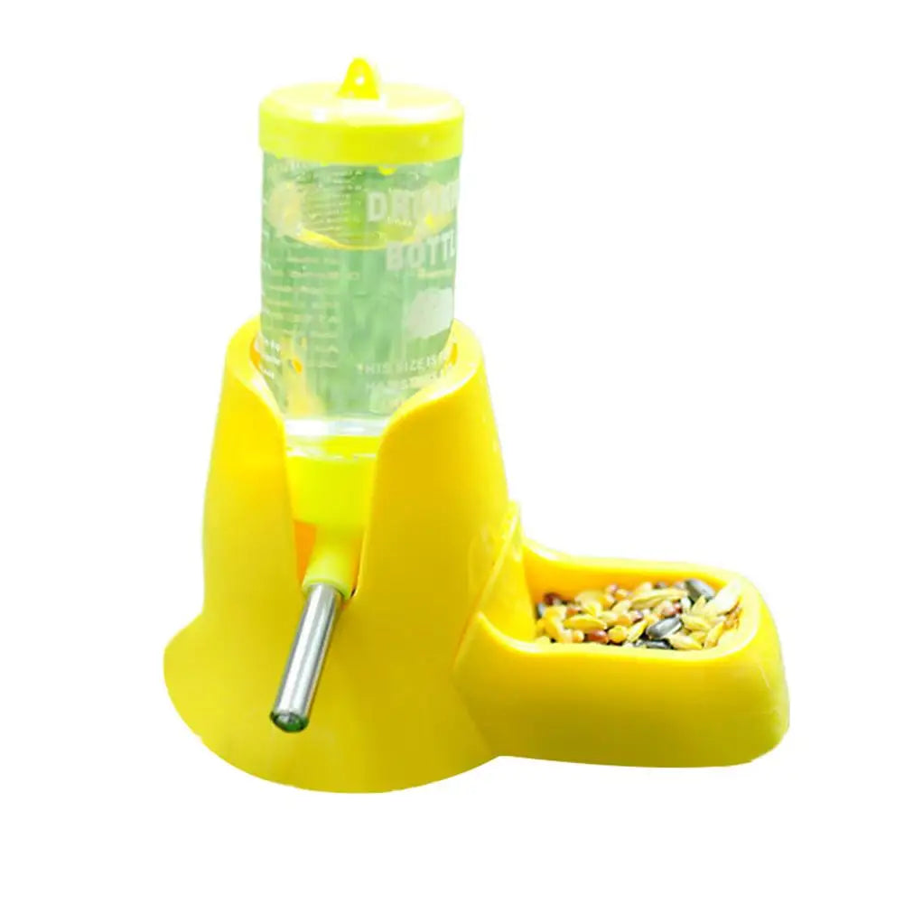 80ml Hamster Water Bottle Dispenser – Drip-Free & Detachable Pet Water Dispenser Axl M Yellow