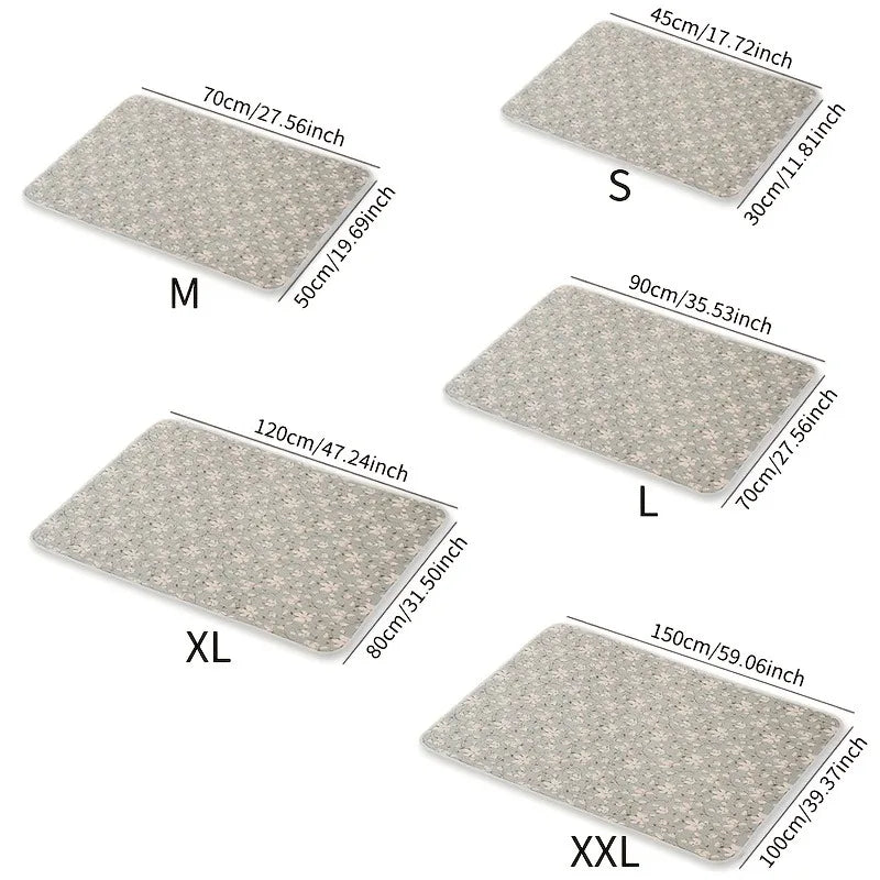 Extra Large Washable Dog Training Mat – Reusable Pet Pad Dog Training Mat Axl