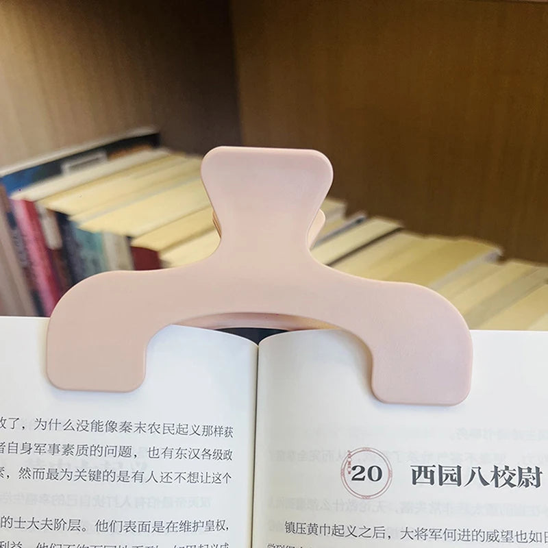 Frosted Transparent Book Page Holder Clip & Desk Memo Clip Book Page Holder Axl A5