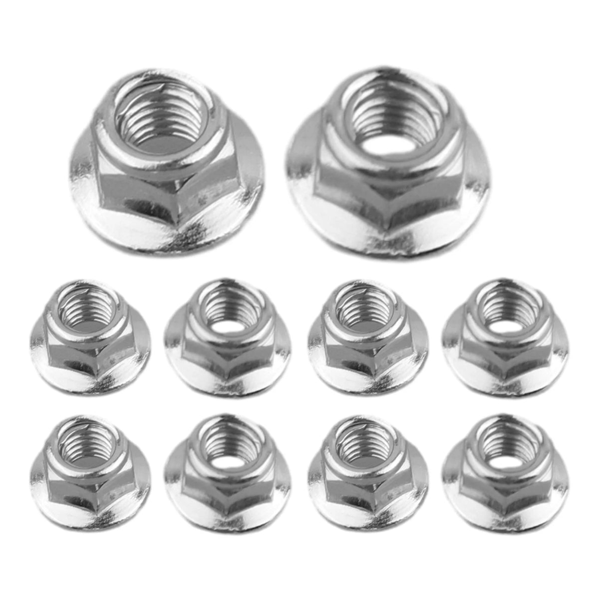 Stainless Steel Lawn Mower Blade Nuts – 10-Piece Fixing Kit Lawn Mower Parts Axl
