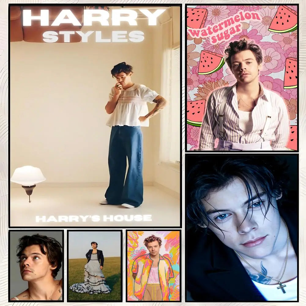 Harry Styles HD Self-Stick Wall Art Poster – Waterproof Decor Wall Art Poster Axl
