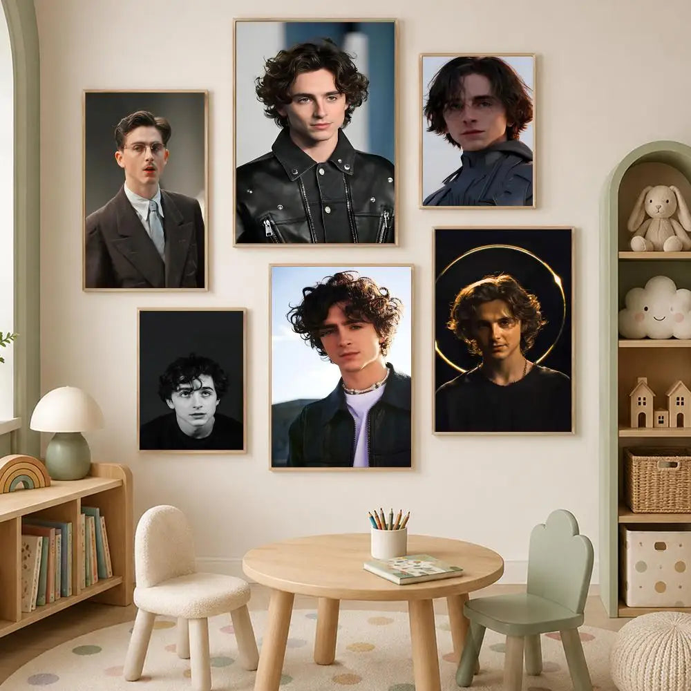 Timothée Chalamet HD Wall Poster – Self-Stick Waterproof Decor Wall Art Poster Axl