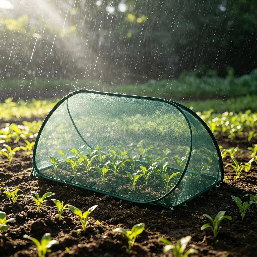Pop-Up Garden Mesh Plant Cover | Bird & Pest Netting Dome Garden Plant Cover Axl