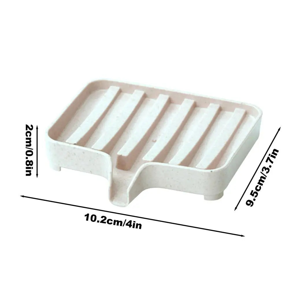 Draining Soap Dish – Space-Saving Shower Soap Holder Soap Dish Axl Beige