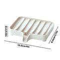Draining Soap Dish – Space-Saving Shower Soap Holder Soap Dish Axl Beige