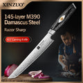 XINZUO 8.46" Damascus Carving Knife – 145-Layer M390 Steel Damascus Carving Knife Axl China Mainland 8.5 inch