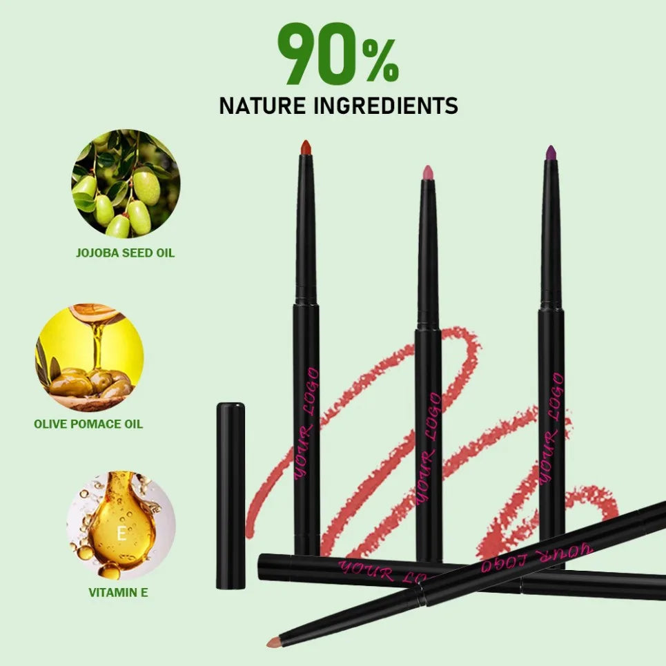 Waterproof Matte Lip Liner Pencil – Vegan, Long-Lasting Lip Liner Pencil Axl