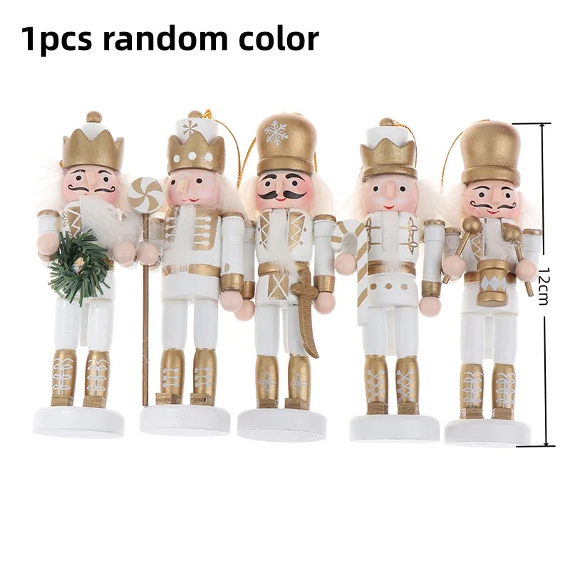 Nutcracker Soldier Christmas Tree Ornament – Candy Color Christmas Ornament Axl 1PCS random A5