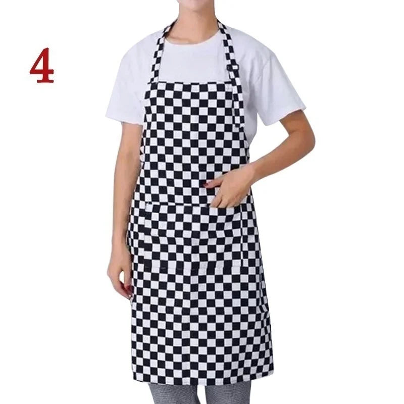 Unisex Canvas Bib Apron with 2 Pockets – Chef & Kitchen Kitchen Bib Apron Axl 4
