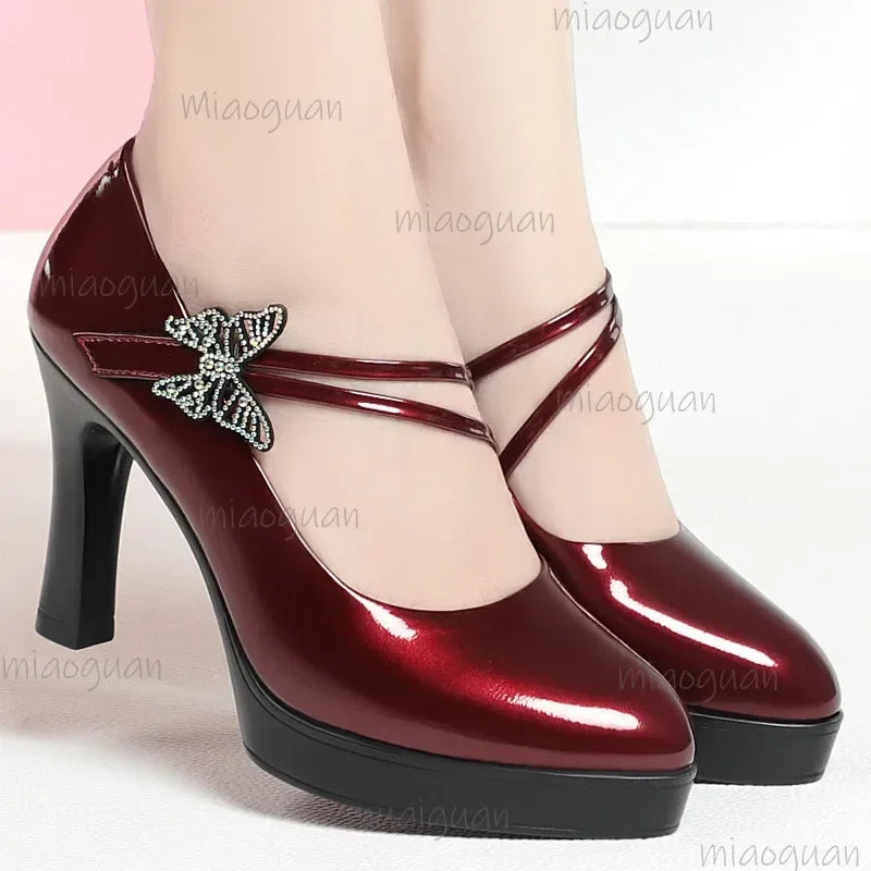 Women's High Heel Pumps – Butterfly Knot Wedding & Party Shoes Women's High Heel Pumps Axl