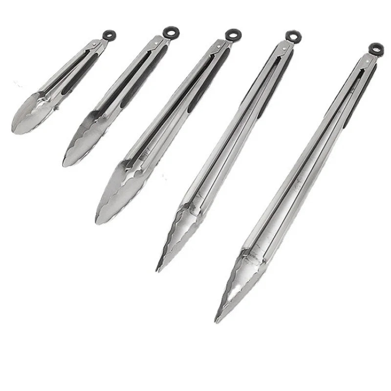 Stainless Steel BBQ Tongs 9 12 14 16 Inch Grill Food Tong Set BBQ Grill Tongs Axl