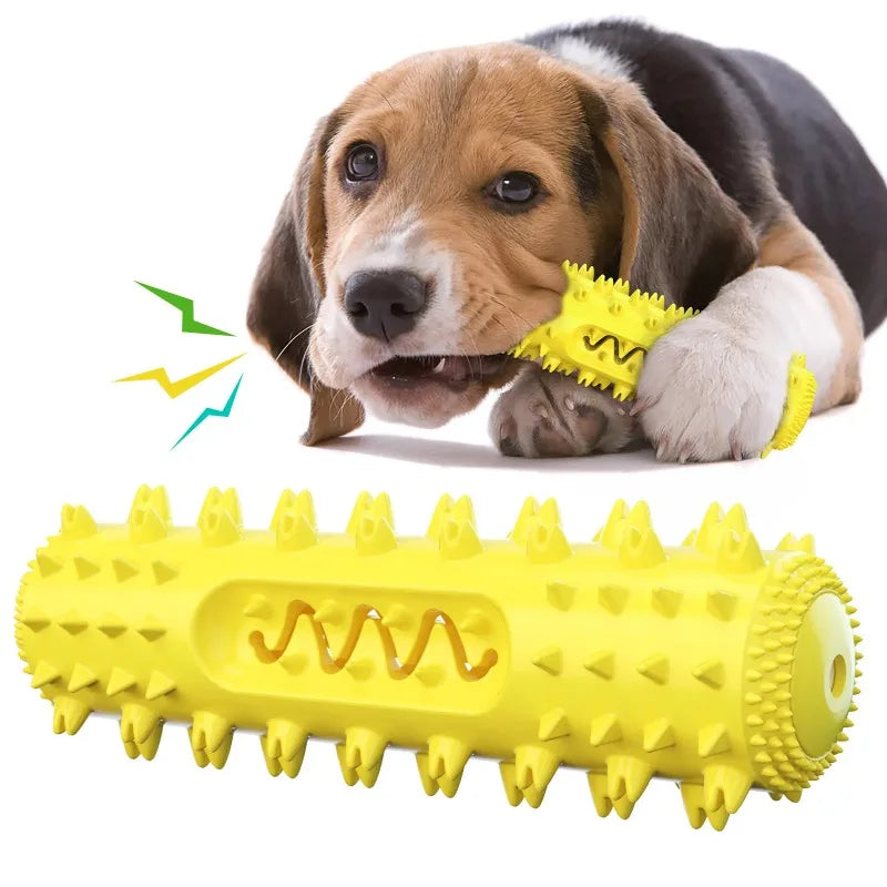 Squeaky Dog Molar Stick – Treat Dispenser & Teeth Cleaner Dog Chew Toy Axl