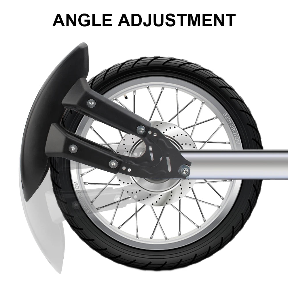 Universal Motorcycle Rear Fender Mudguard with Bracket Motorcycle Mudguard Axl