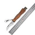Mini Folding Mushroom Knife – Stainless Steel & Rosewood Handle Folding Pocket Knife Axl Sharp edge China Mainland