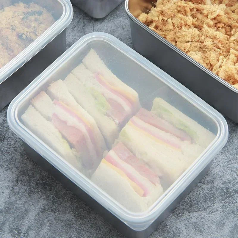 Stainless Steel Food Storage Container | Fridge & Freezer Box Food Storage Container Axl