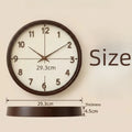 Modern Silent Wall Clock Brown – Minimalist Acrylic Home Decor Wall Clock Axl Brown