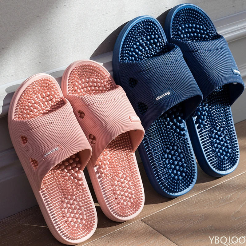 Massage Slippers – Anti-Slip Soft Indoor Slides for Men & Women Indoor Massage Slippers Axl