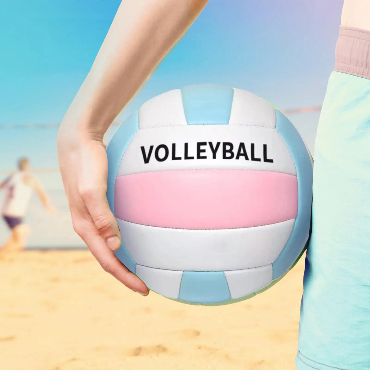 Inflatable Beach Volleyball – Soft PU Wear-Resistant Training Ball Beach Volleyball Axl