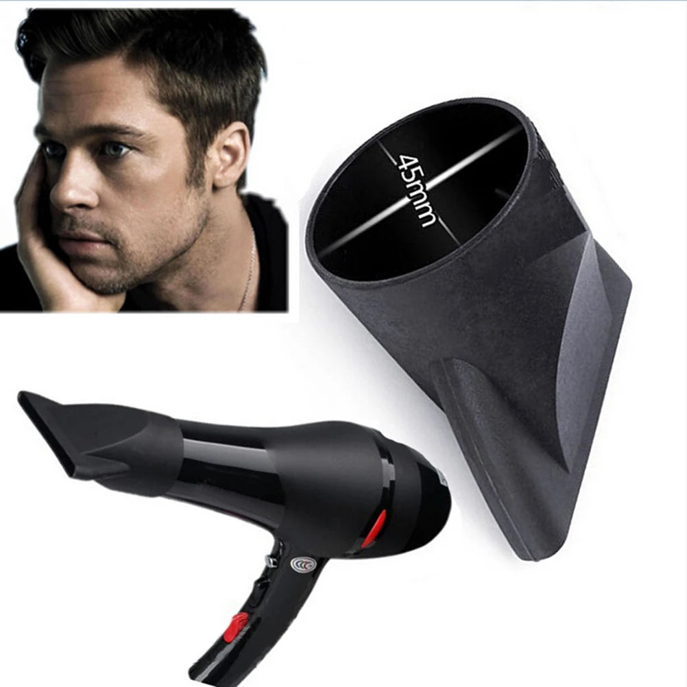 Narrow Concentrator Nozzle for Hair Dryer – Black Plastic Hair Dryer Nozzle Axl