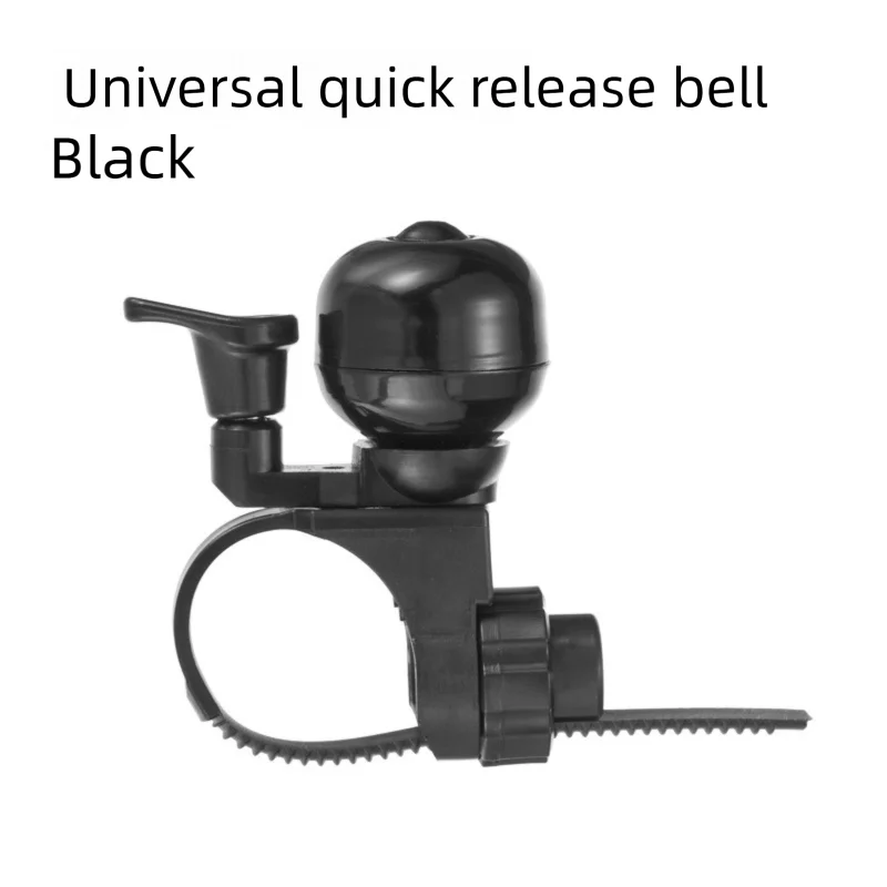 Quick Release Bike Bell – Universal Mini Horn for MTB & Road Bike Bicycle Bell Axl Black