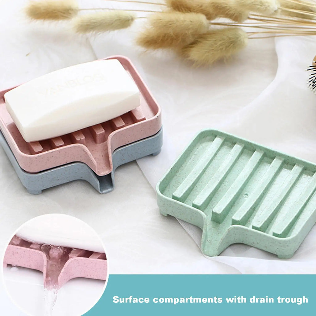 Draining Soap Dish – Space-Saving Shower Soap Holder Soap Dish Axl