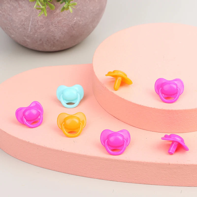 20 Pcs Miniature Dollhouse Pacifiers | 1:12 Scale Doll Accessories Dollhouse Accessories Axl