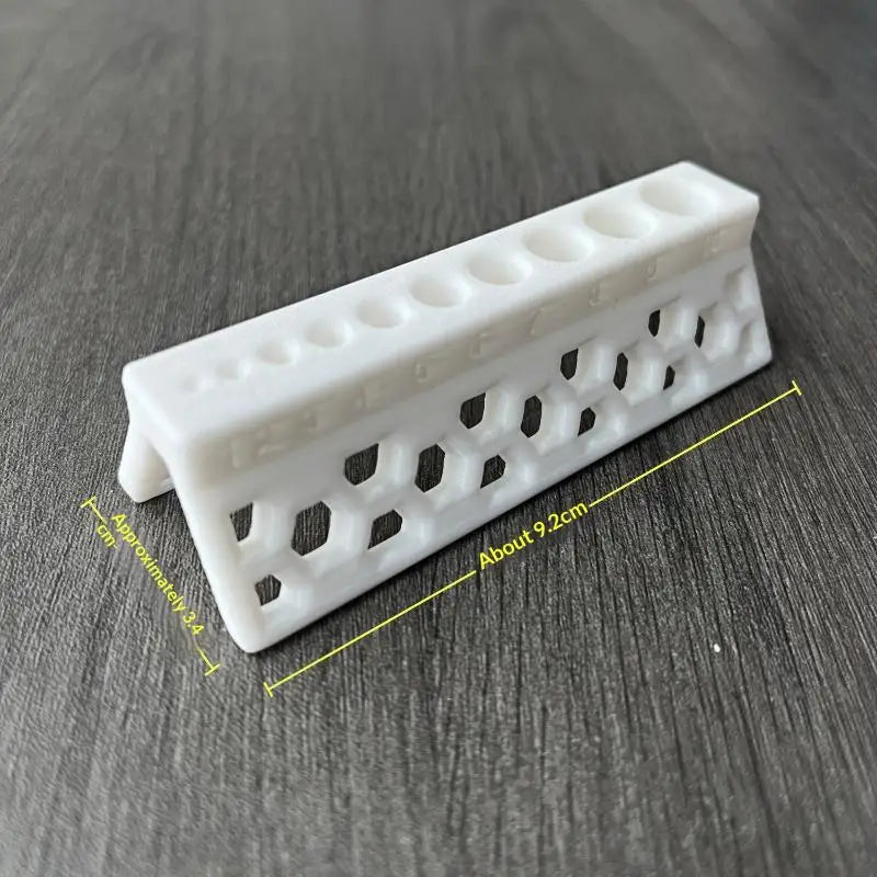 10-Hole PLA Punch Guide Jig – Precise DIY Hole Positioning Craft Punch Jig Axl