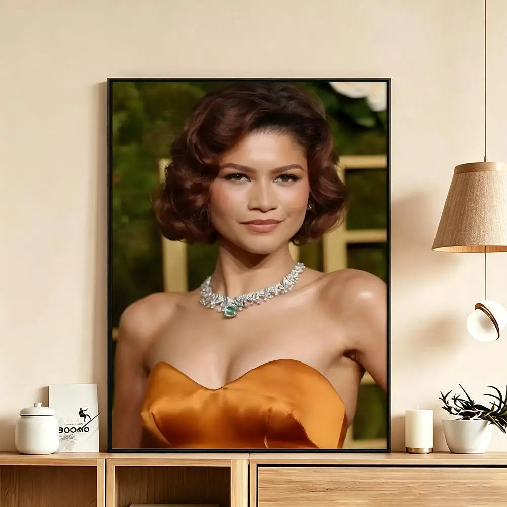 Zendaya HD Art Poster – Waterproof Sticky Wall Decor Wall Art Poster Axl